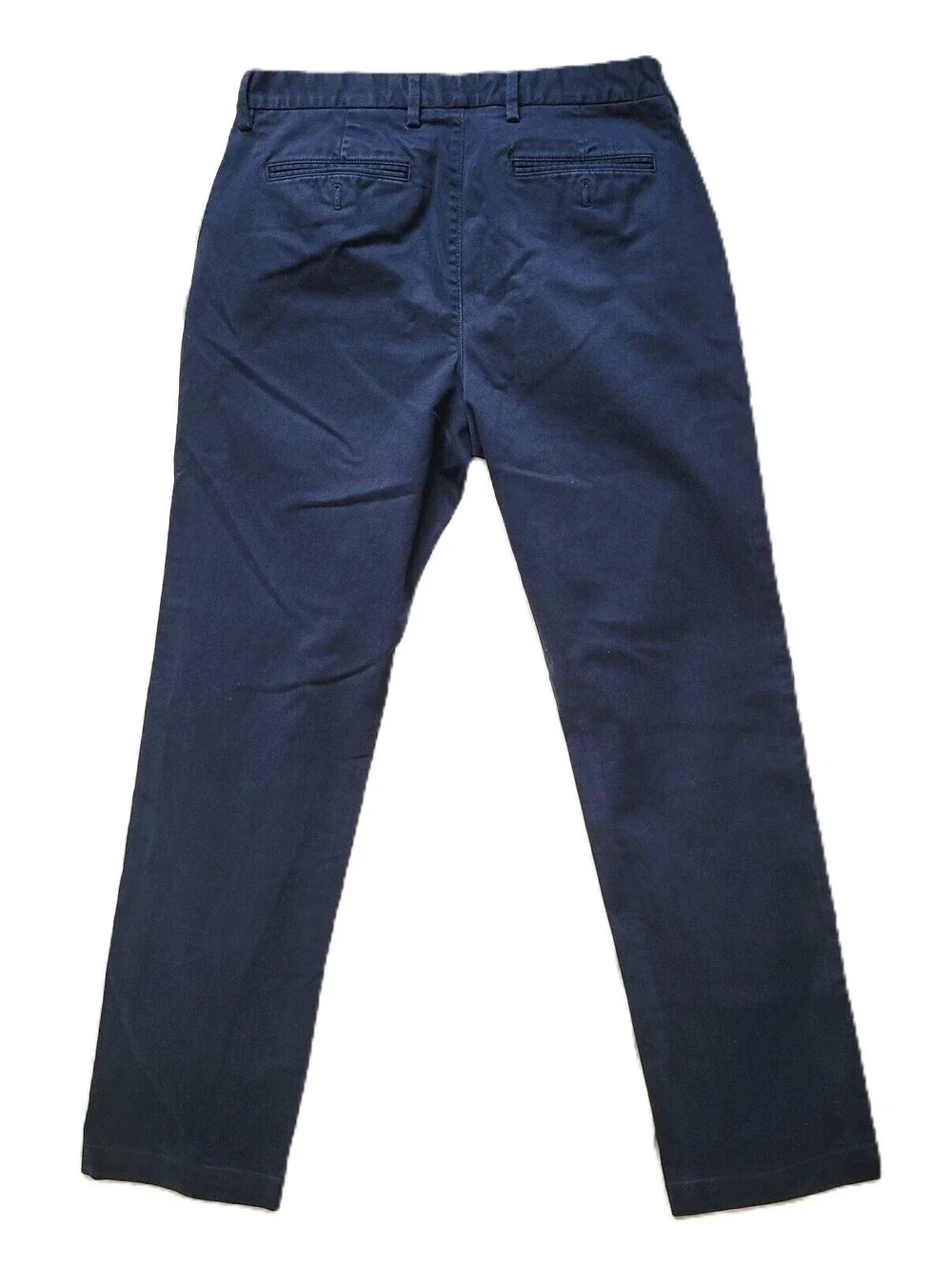 Banana Republic Vintage Straight Chino Pants Men's 30x30 Navy Blue Cotton